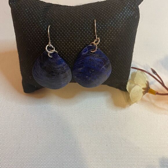 💥Sonoma 3 pairs of silver tone and teal Dangle Drop Earrings - Picture 4 of 8